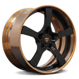 CUSTOM FORGED 2-PIECE 5 SPOKE WHEELS: RV-DP223