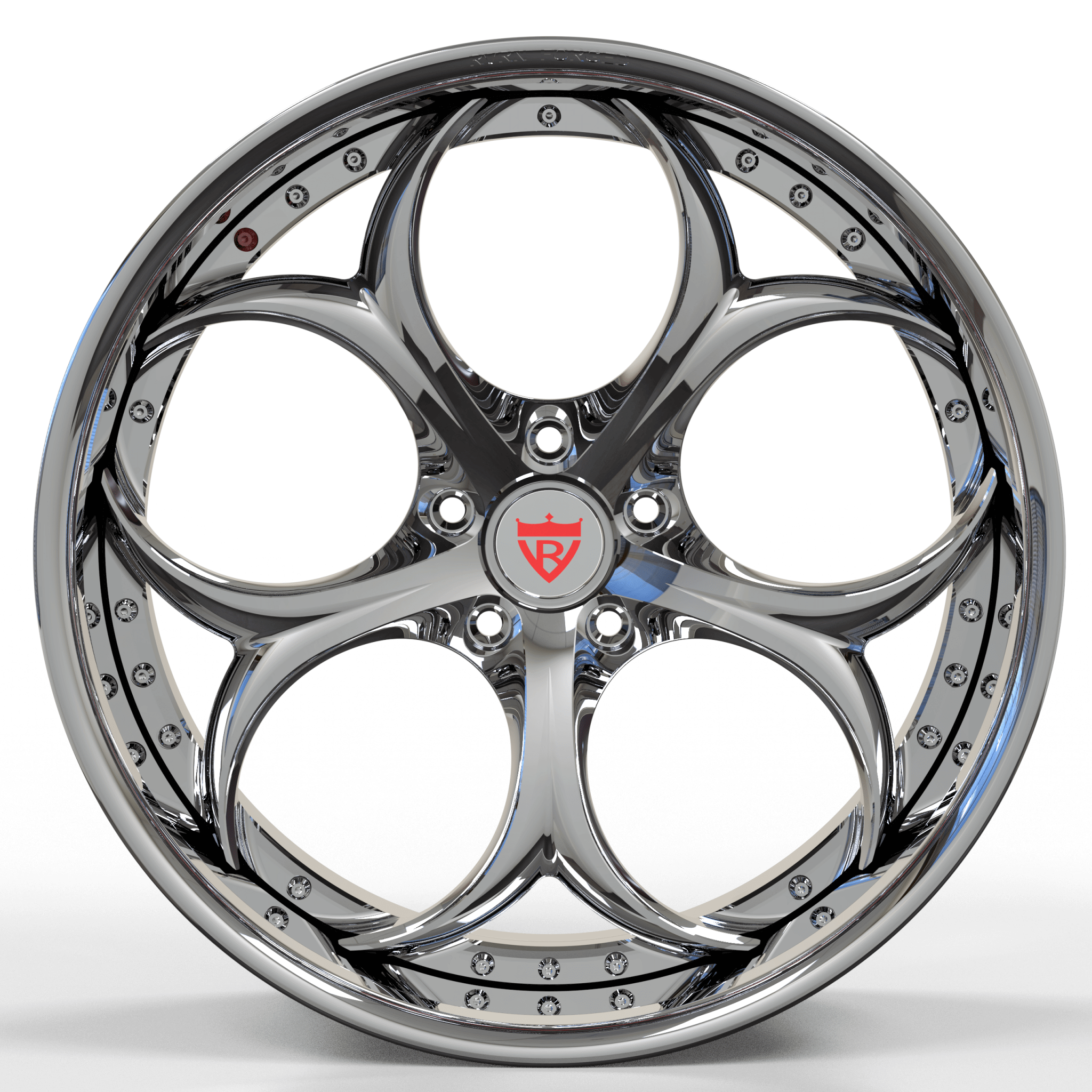 Custom 1969 Chevy Chevelle Mabilu Deep Dish Forged Wheels-20inch Chrome Rims for Vintage Car -RVRN Forged