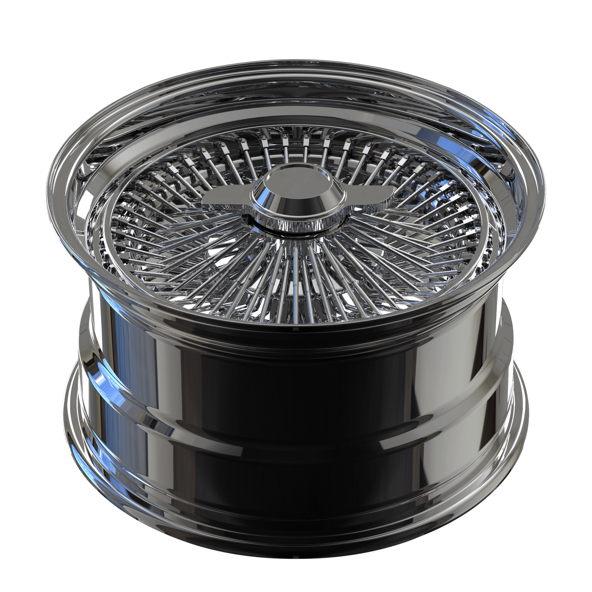 CUSTOM OLD SCHOOL& CLASSIC WIRE WHEELS: DR90 FORGED 2-PIECE-1990 Corvette Chrome Rims