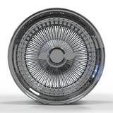 CUSTOM OLD SCHOOL& CLASSIC WIRE WHEELS: DR90 FORGED 2-PIECE-1990 Corvette Chrome Rims
