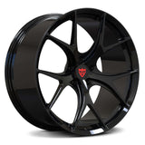 RVRN RV-MR05 Custom Forged Concave Wheels in Gloss Black for Corvette C8 | High-Performance Corvette C8 Rims