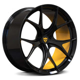 Yellow Custom Forged RV-MR05 Wheels | Deep Concave Corvette Rims by RVRN Forged