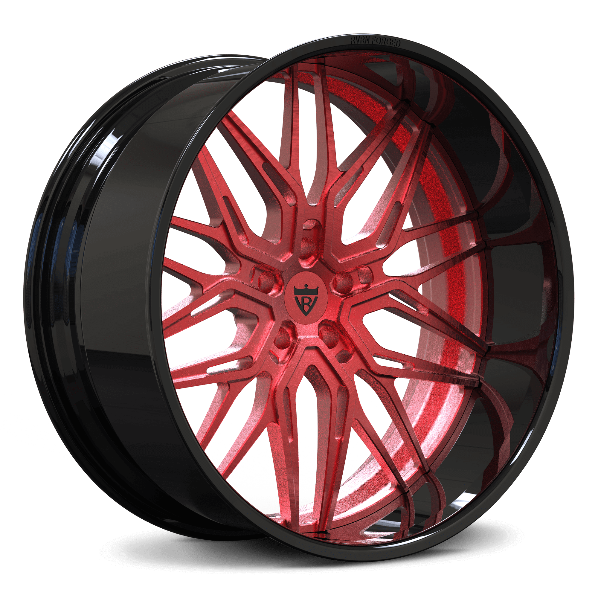 Custom Red and Black Deep Dish Rims vs. Classic Forged Wheels - RVRN Premium Chevy Silverado Upgrades