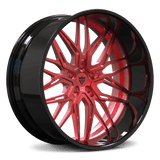 Custom Red and Black Deep Dish Rims vs. Classic Forged Wheels - RVRN Premium Chevy Silverado Upgrades