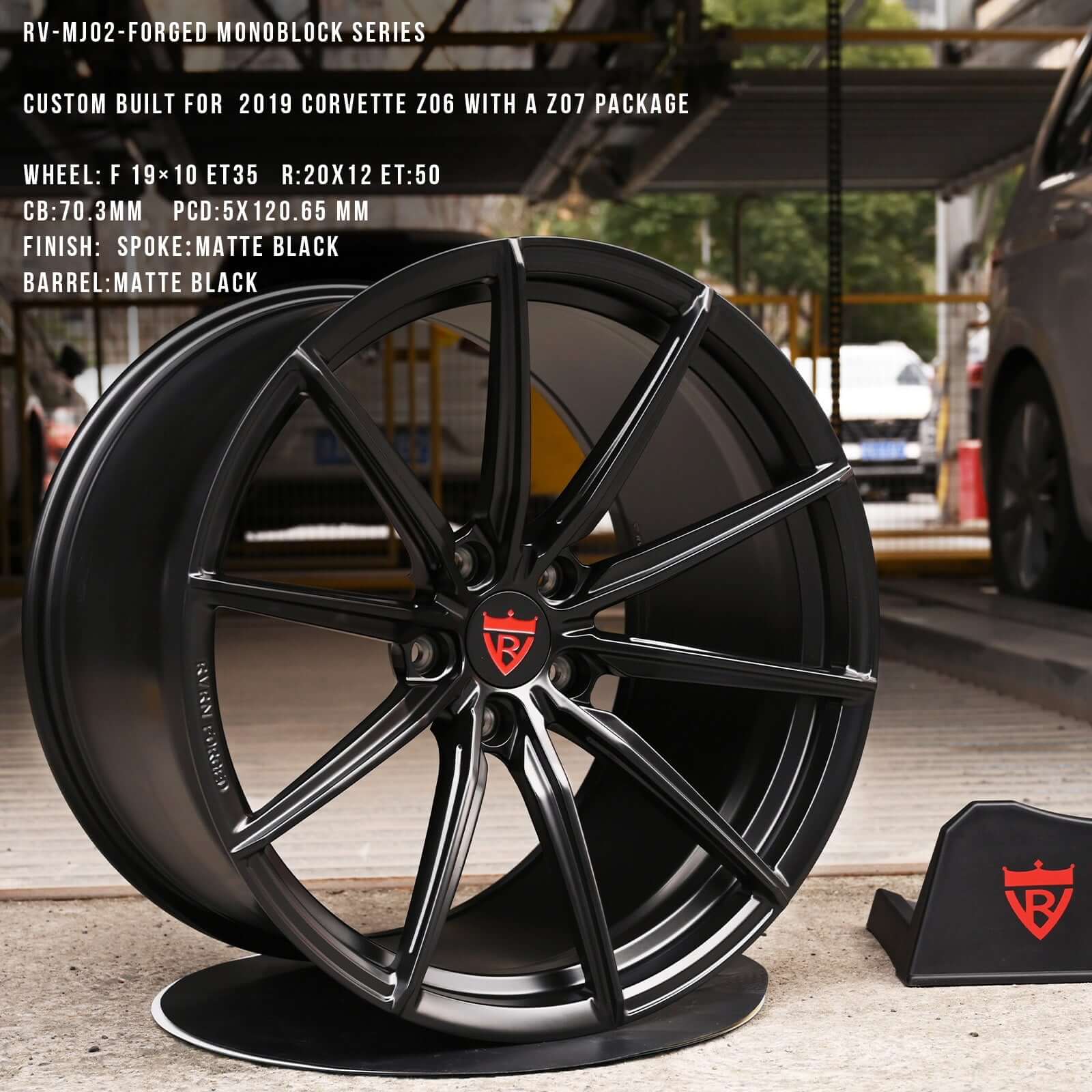 CUSTOM FORGED MONOBLOCK WHEELS: RV-MJ02 - RVRN WHEELS