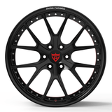 Custom Forged Monoblock Wheel RV-MD03 for Dodge Viper 6 Lug Pattern - Black Performance Rim