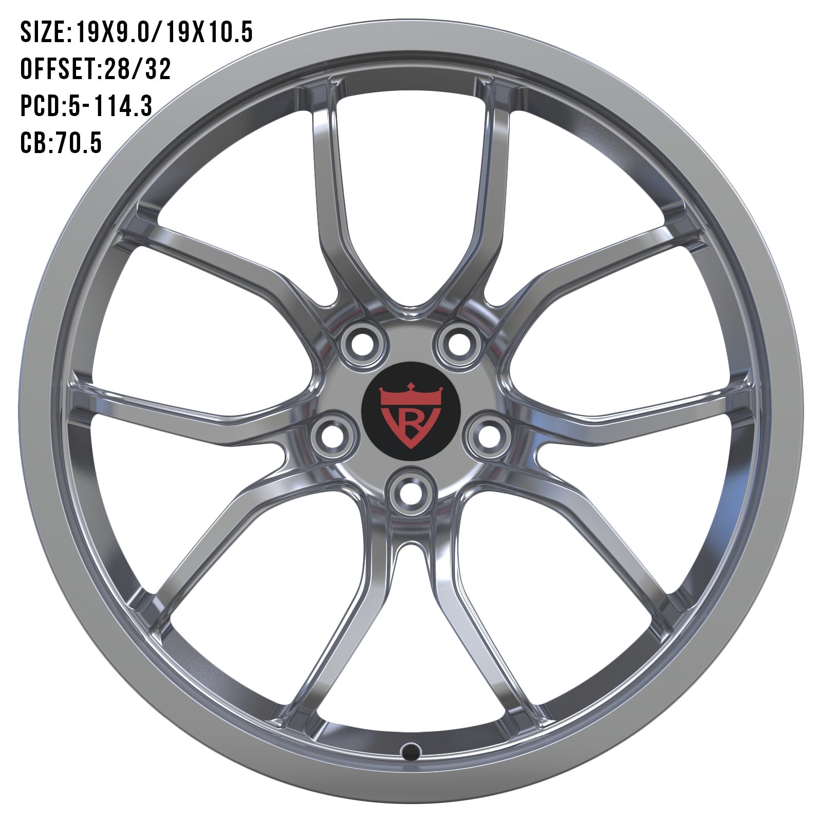 FORD MUSTANG FT392 FORGED WHEELS SERIES: RV-MF392 - RVRN WHEELS