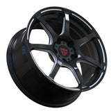 Custom Honda Civic 19inch forged wheels-black rims-super lightweight rims-RVRN Wheels