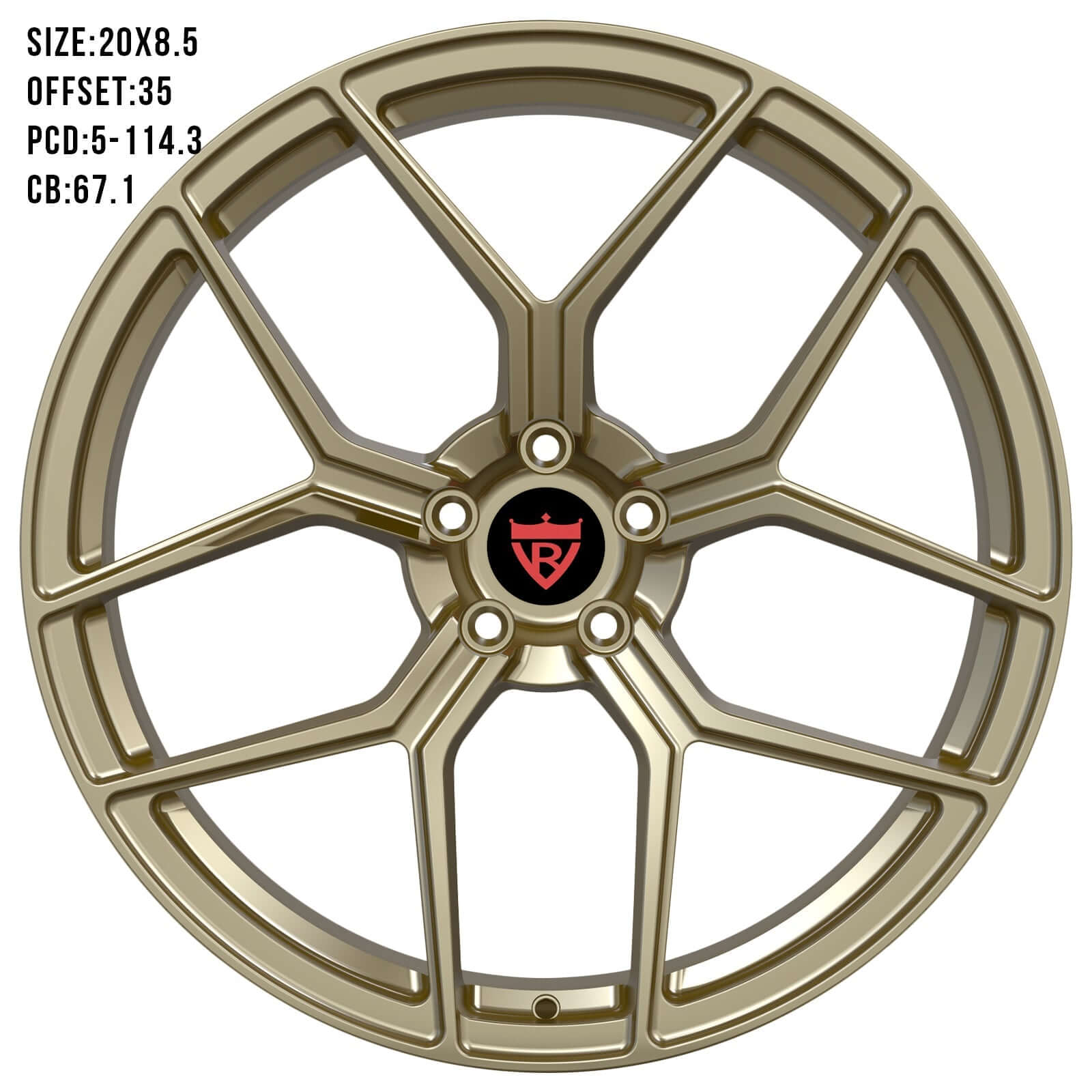 MAZDA CX 5 FORGED WHEELS SERIES: RV-MM183 - RVRN WHEELS