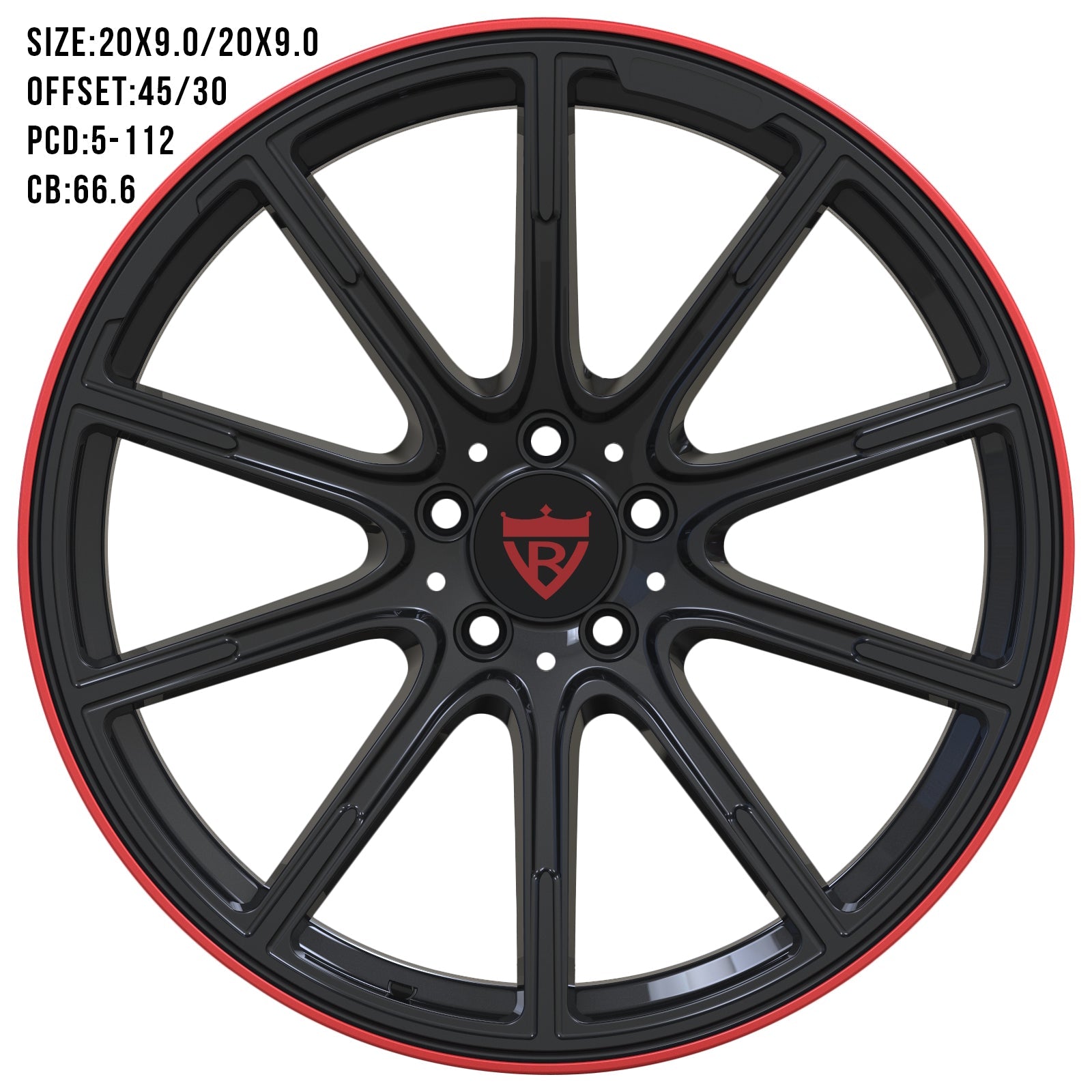 MERCEDES BENZ GLE BC669 FORGED WHEELS SERIES: RV-MM669 - RVRN WHEELS