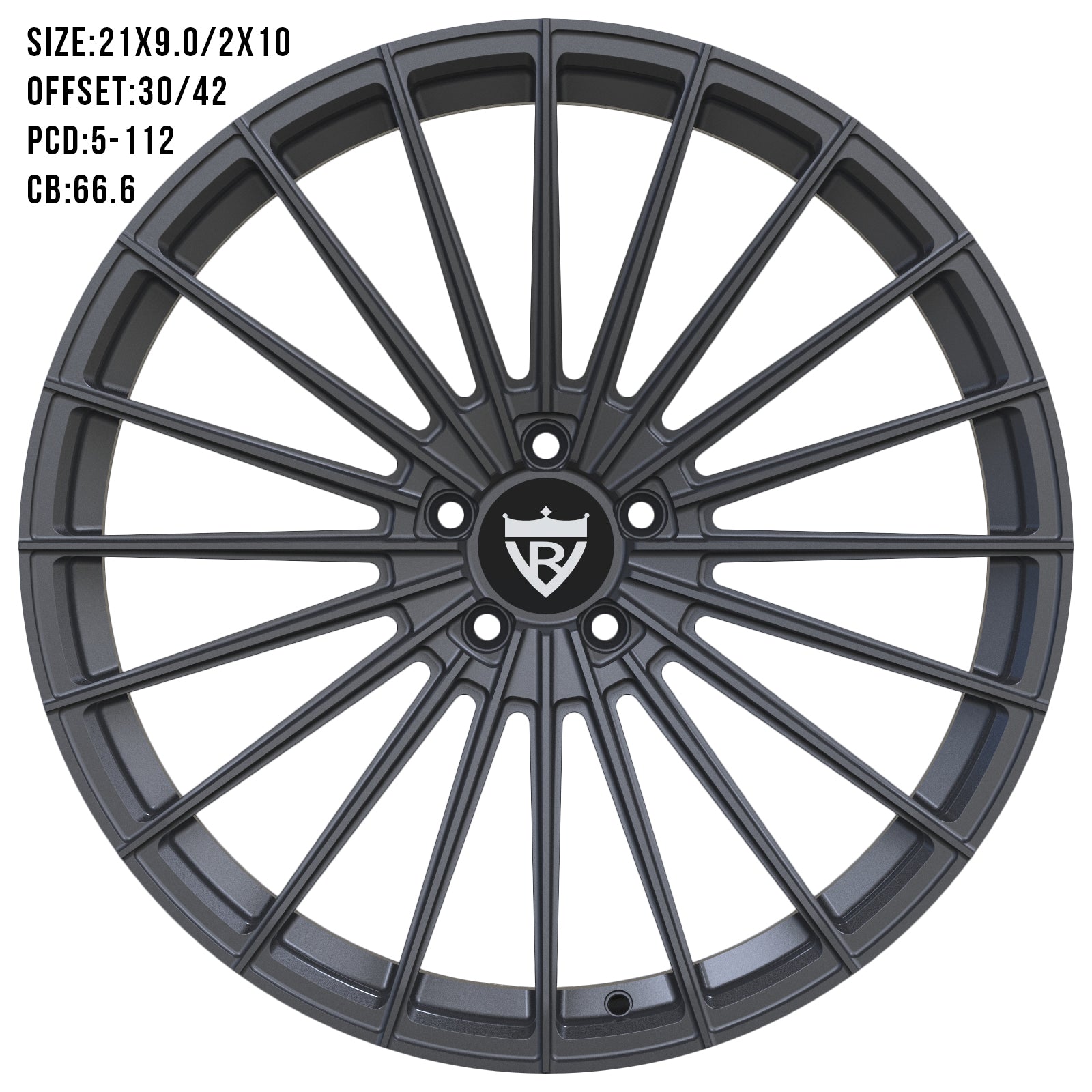 MERCEDES BENZ S-CLASS BC576B FORGED WHEELS SERIES: RV-MM576 - RVRN WHEELS