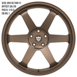 NISSAN GTR F172 FORGED WHEELS SERIES: RV-MN172 - RVRN WHEELS