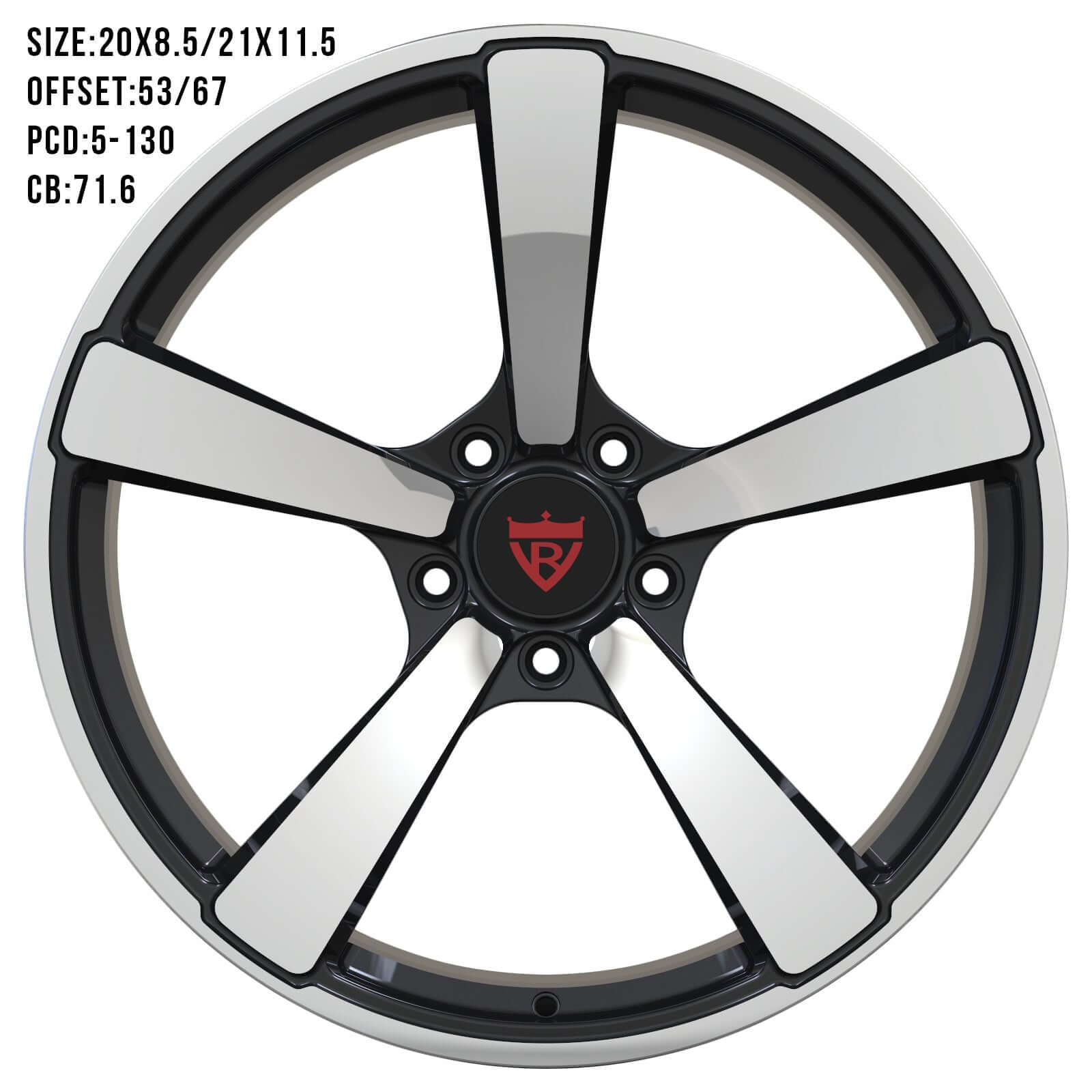 PORSCHIE 718 BS215 FORGED WHEELS SERIES: RV-MP223 - RVRN WHEELS