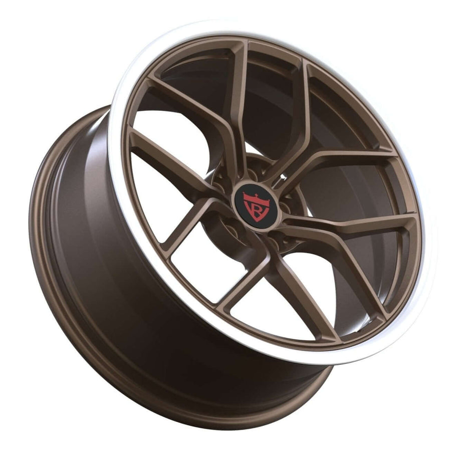 RVRN custom forged wheels Y spoke Lexus RX bronze white lightweight performance rims