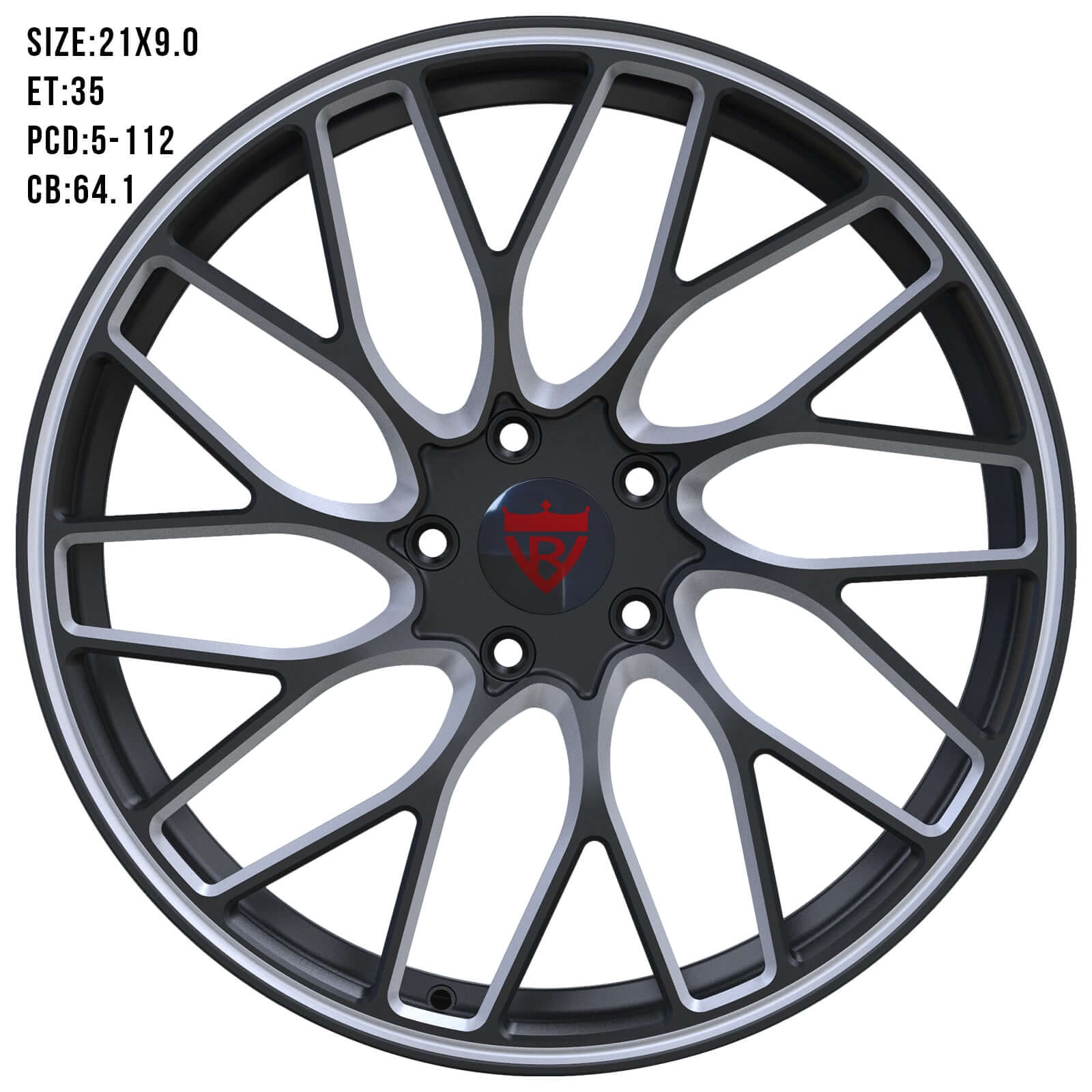 TESLA MODEL S 3 Y X FORGED WHEEL SERIES: RV-MS1 - RVRN WHEELS