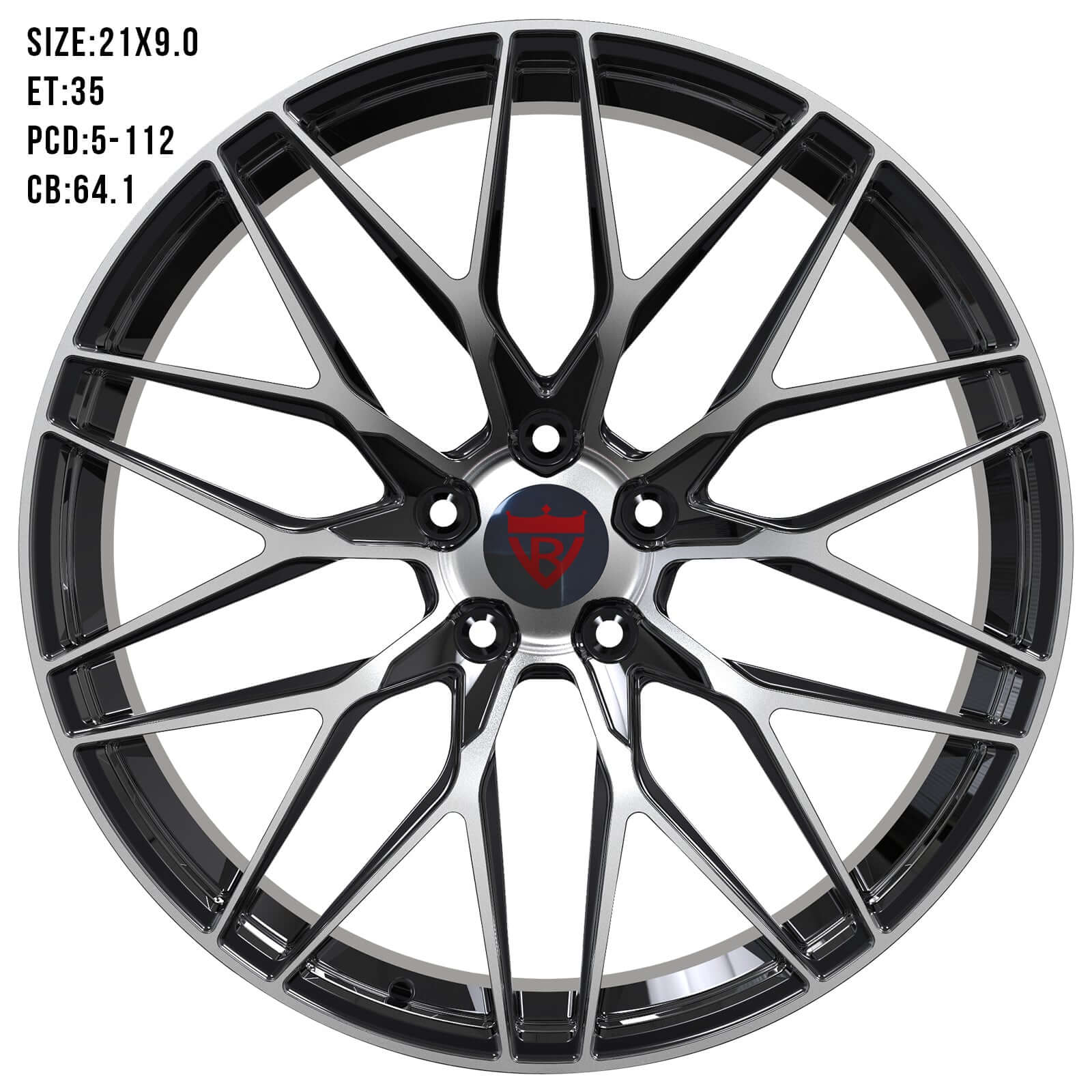 TESLA MODEL S 3 Y X FORGED WHEEL SERIES: RV-S6 - RVRN WHEELS