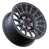 Custom forged wheel RV-MT117 in matte black finish, perfect for luxury vehicles and Toyota truck wheels.