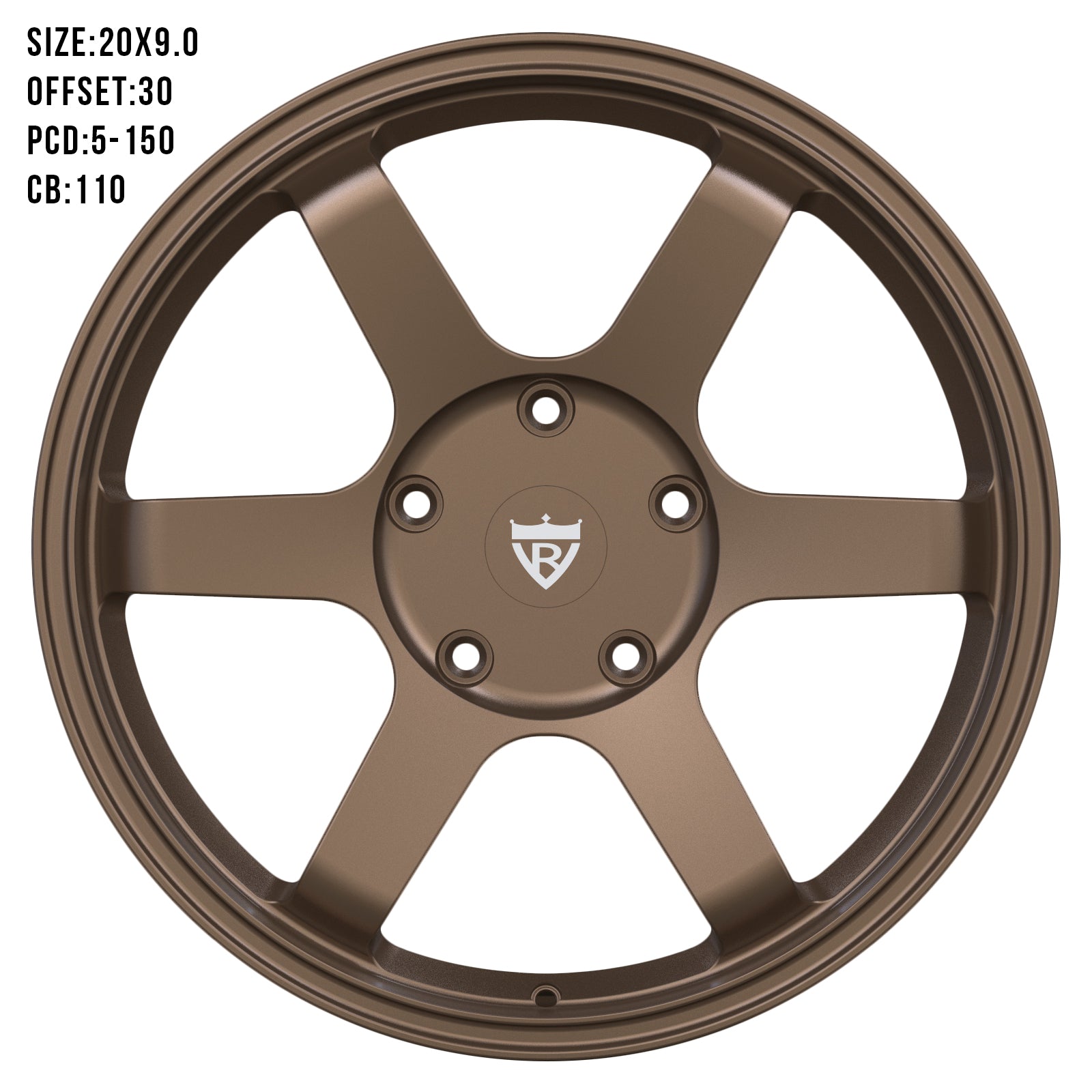 TOYOTA LAND CRUSIER FT275B FORGED ONE PIECE WHEELS SERIES: RV-MT275