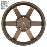 TOYOTA LAND CRUSIER FT275B FORGED ONE PIECE WHEELS SERIES: RV-MT275