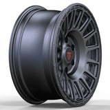 Custom forged wheel for Toyota trucks and SUVs, featuring a sleek black finish and a modern design.