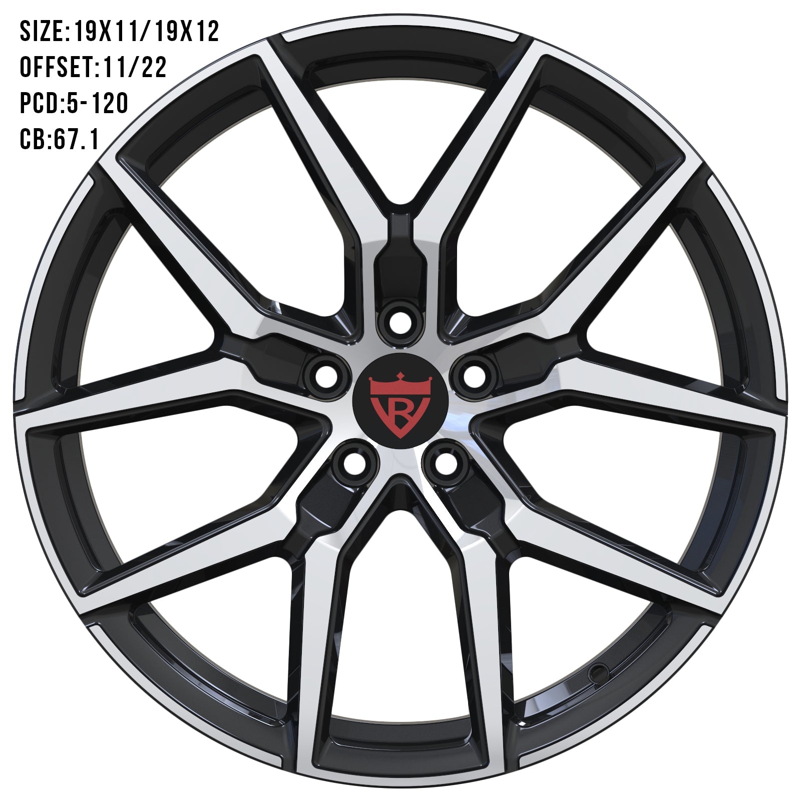 VOLVO V60 Y1205 FORGED CUSTOM WHEELS SERIES: RV-MV120 - RVRN WHEELS