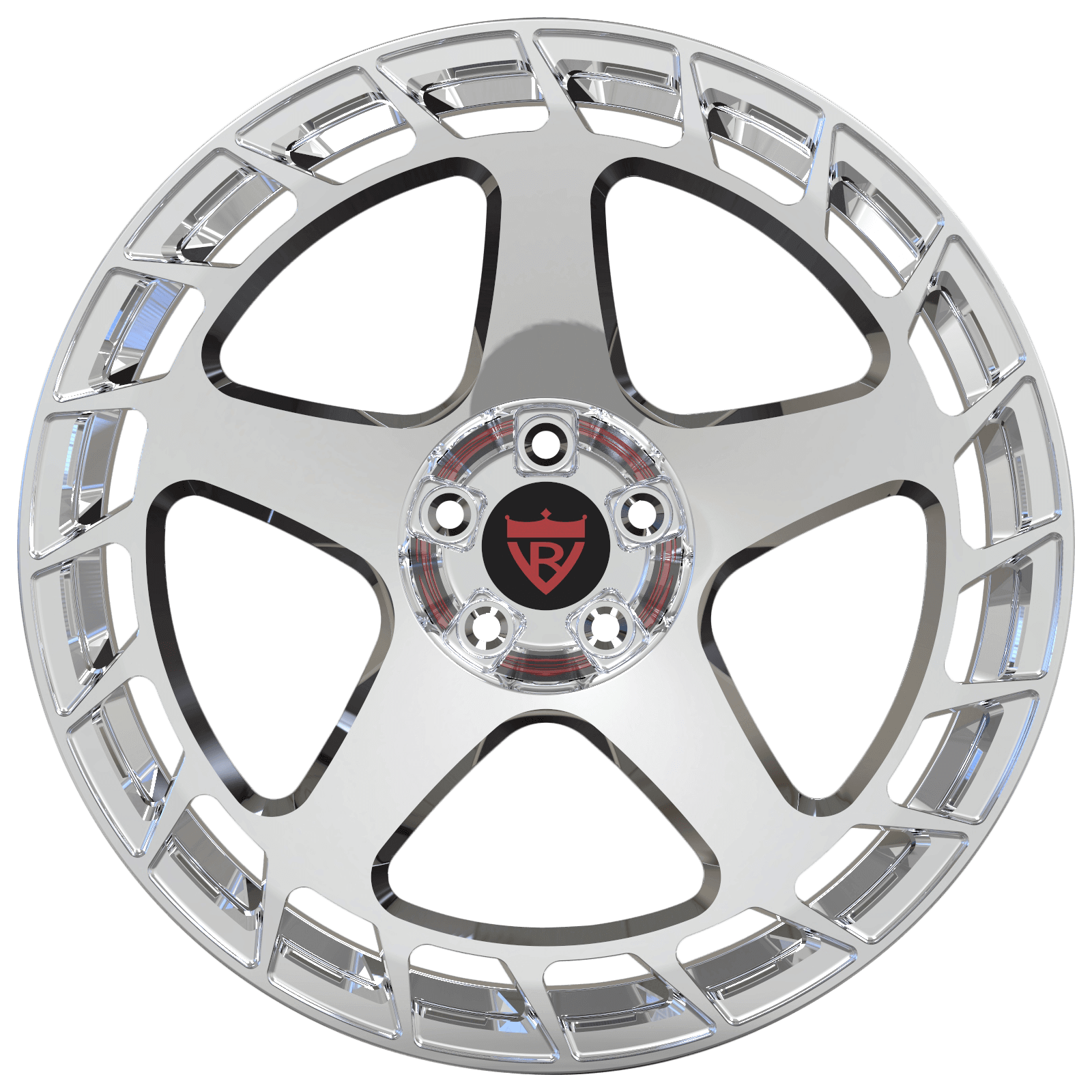 VOLVO V90 Y1221 FORGED 5 SPOKE POLISH WHEELS SERIES: RV-MV122 - RVRN WHEELS