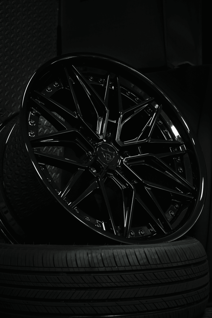 2012 Tesla Model S Custom Concave Black  Wheels: RV-T081