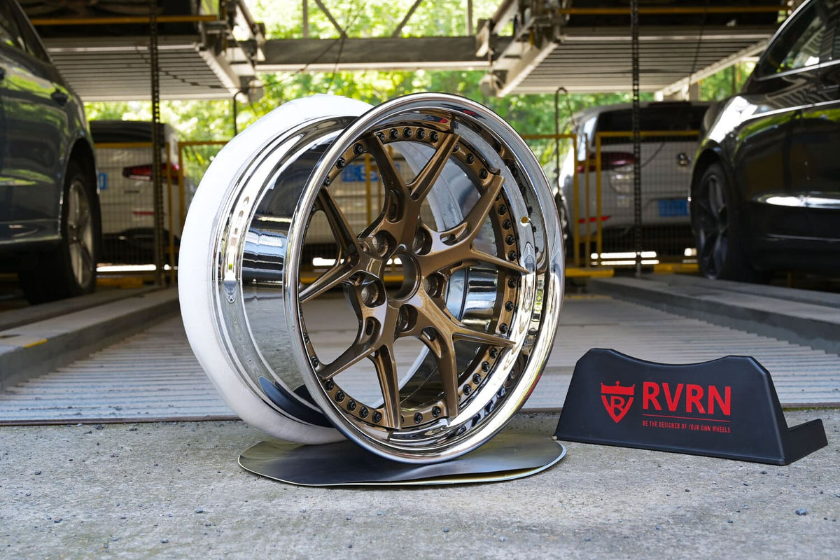 1958 Chevy Camaro Custom Deep Dish Chrome Forged Wheels: RV-DR08D