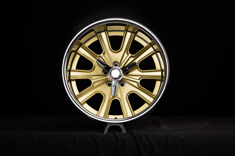 1968 Dodge Charger Custom Champagne Gold & Chrome Forged Wheels: RV-DF67