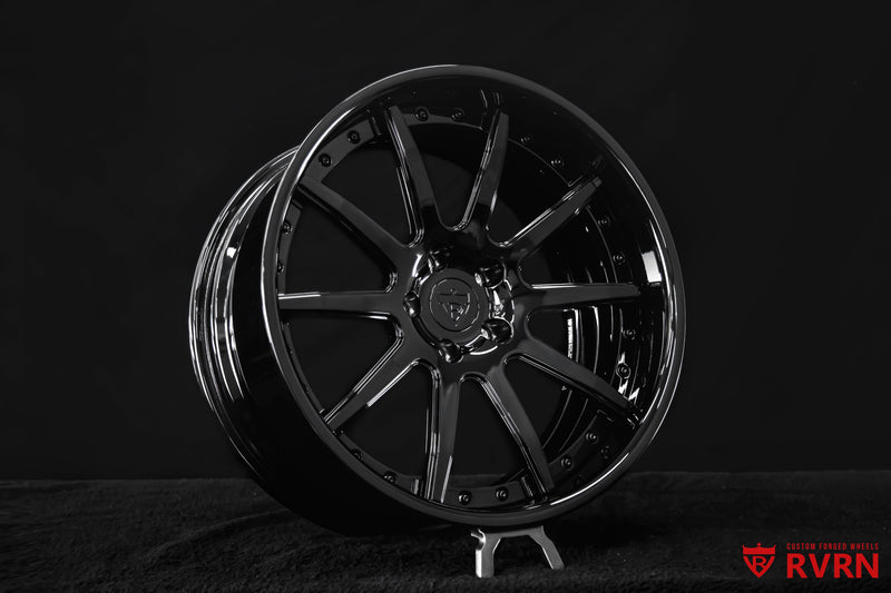 1970 Chevrolet Chevelle Gloss Black Wheels: RV-DC70
