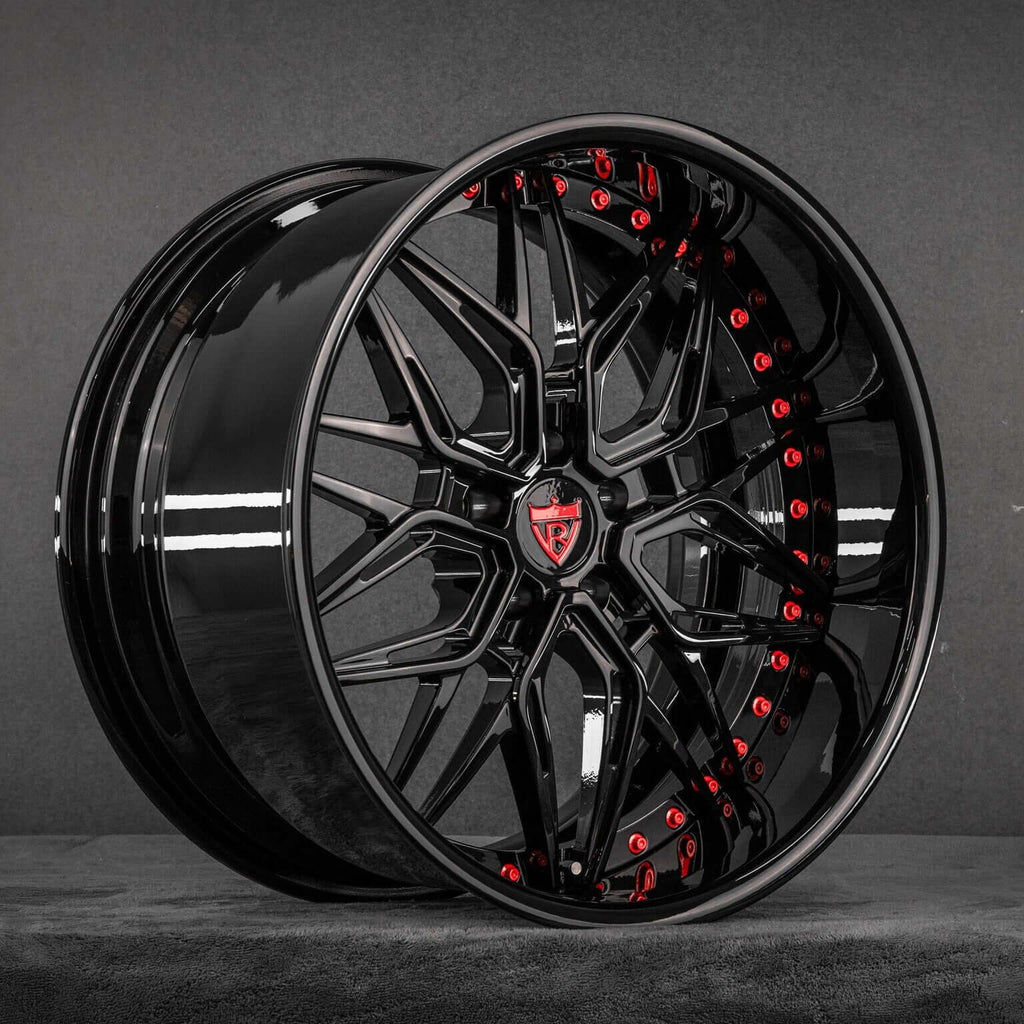 2020 Dodge Charger Scat Pack Widebody Custom 2-Piece Wheels: RV-T081 Deep Lip Version