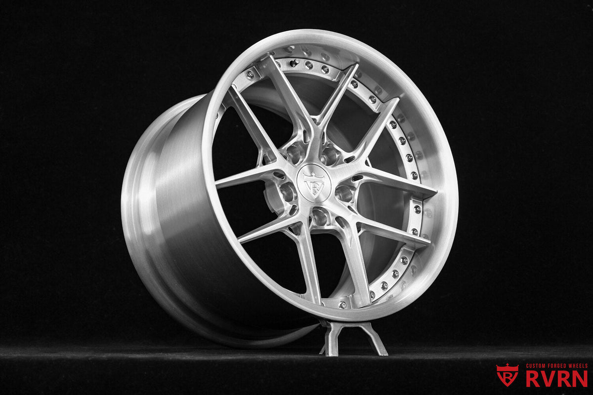 1994 Corvette C4 ZR1 Custom Brushed Aluminum Forged Wheels: RV-DR08D