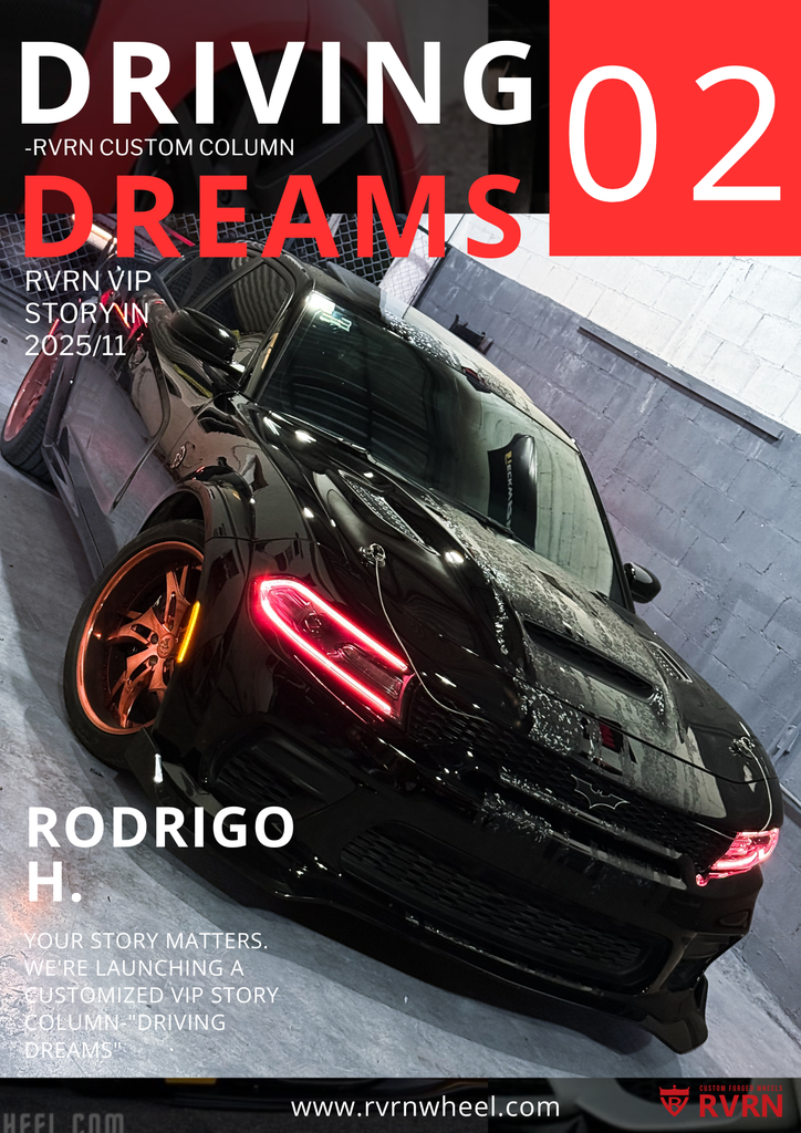 Rodrigo H.'s 2023 Charger Redeye Widebody: A Personal Vision on Custom Wheels