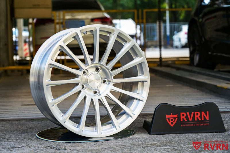 2004 Mercedes Benz SL 500 R230 306ps Custom Brushed Silver Forged Wheels: RV-MM1812