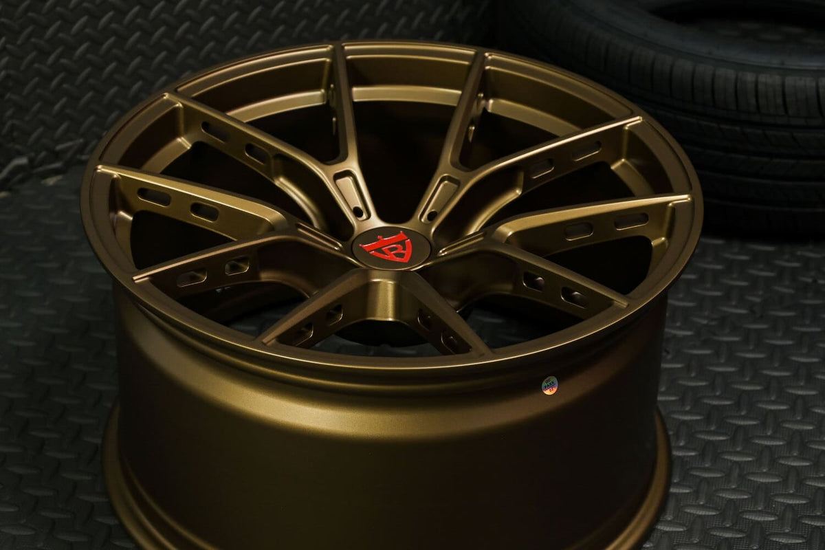 2013 Mercedes Benz E-Class Coupe C207 E550 Custom Lightweight Matte Bronze Forged Wheels: RV-MB373