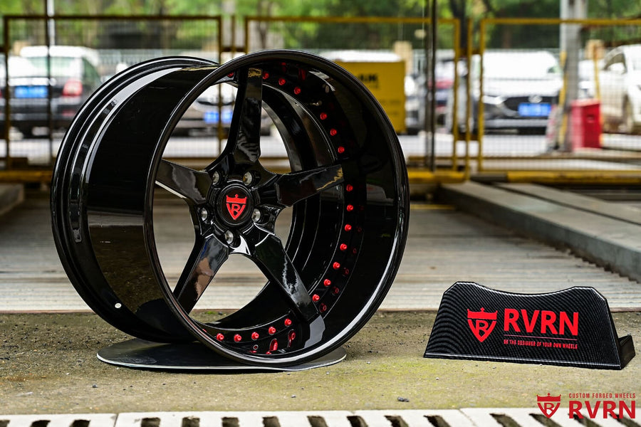 2014 Cadillac CTS-V Custom 5 Spoke Gloss Black Forged Wheels: RV-DF14