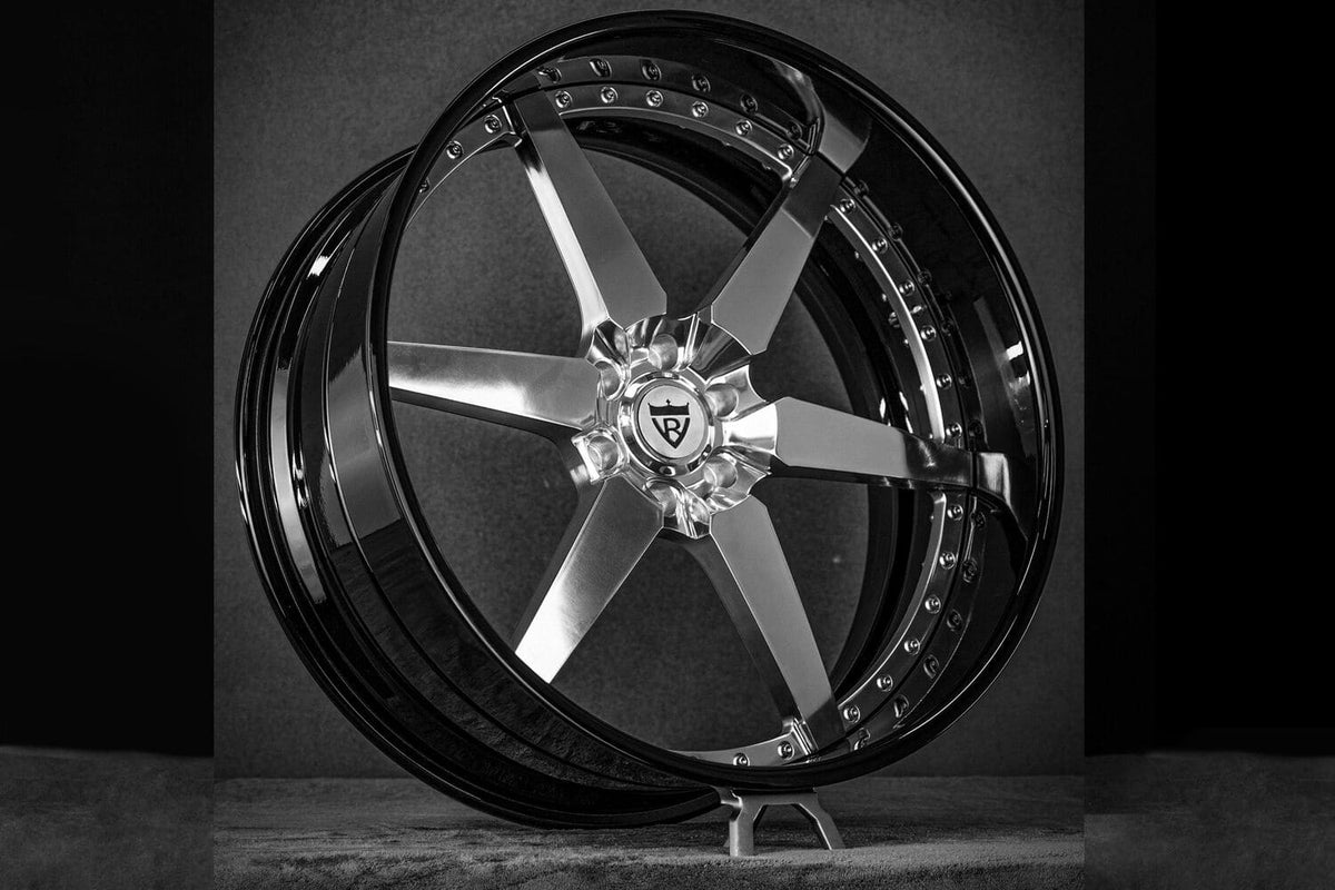 2014 Chevy Tahoe Custom Deep Dish Polished Aluminum Forged Wheels: RV-DF14