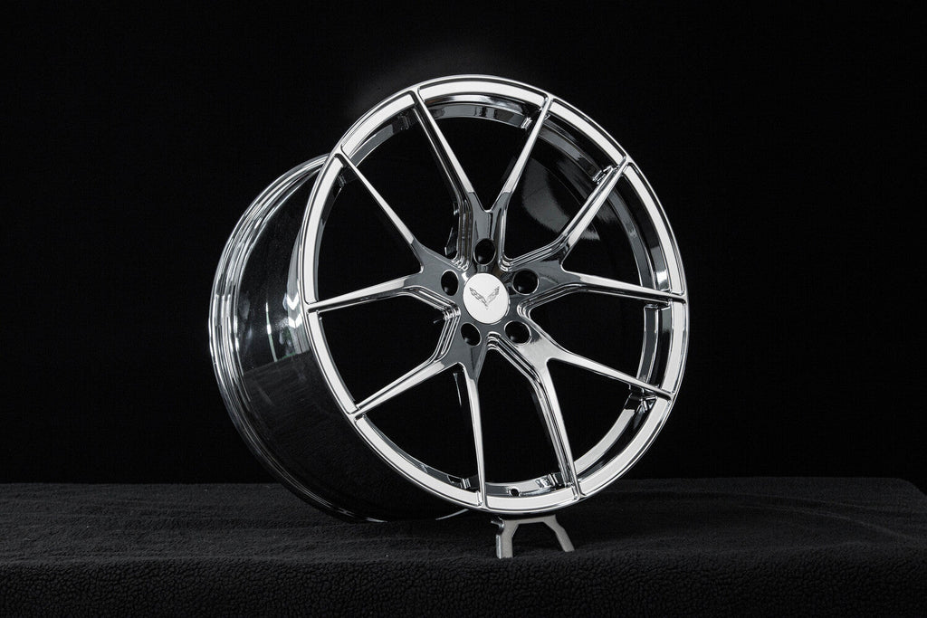 2016 Corvette C7 Z06 Custom Chrome Forged Wheels: RV-MC24