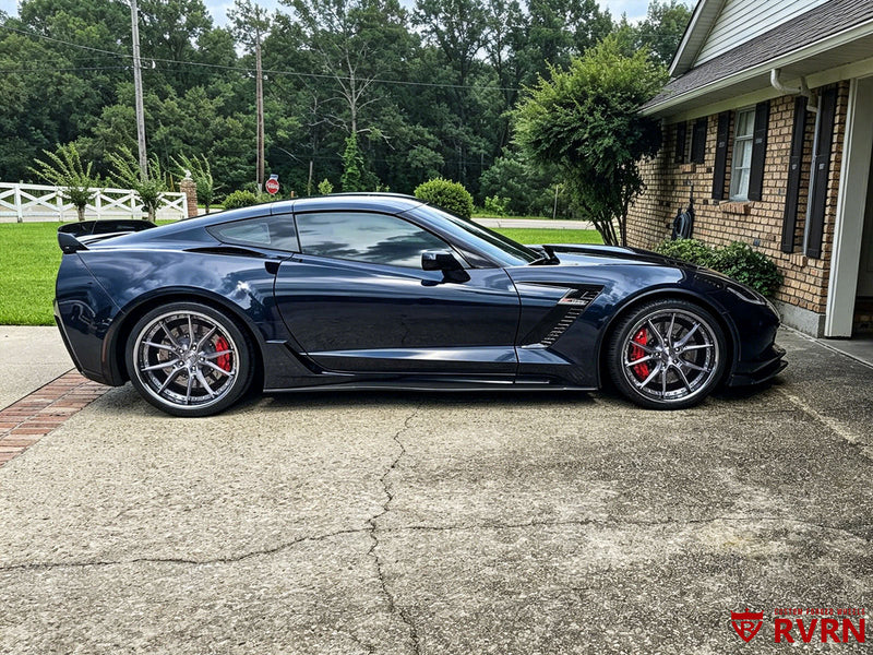 Brushed Gunmetal RV-DB082 2-piece series for Corvette C7 Z06 Forged Wheels.