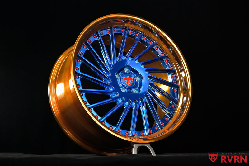 2018 Vanderhall Venice Polished Bronze With Polished Blue Wheels: RV-DN01