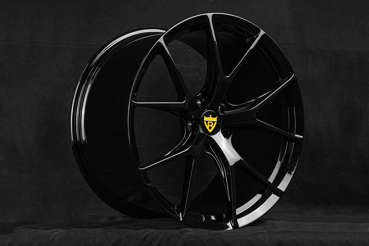 2019 Mercedes Benz AMG GT Custom Black Forged Wheels: RV-MF11