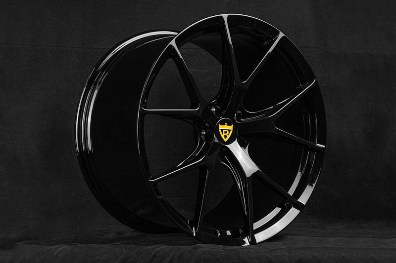 2019 Mercedes Benz AMG GT Custom Black Forged Wheels: RV-MF11