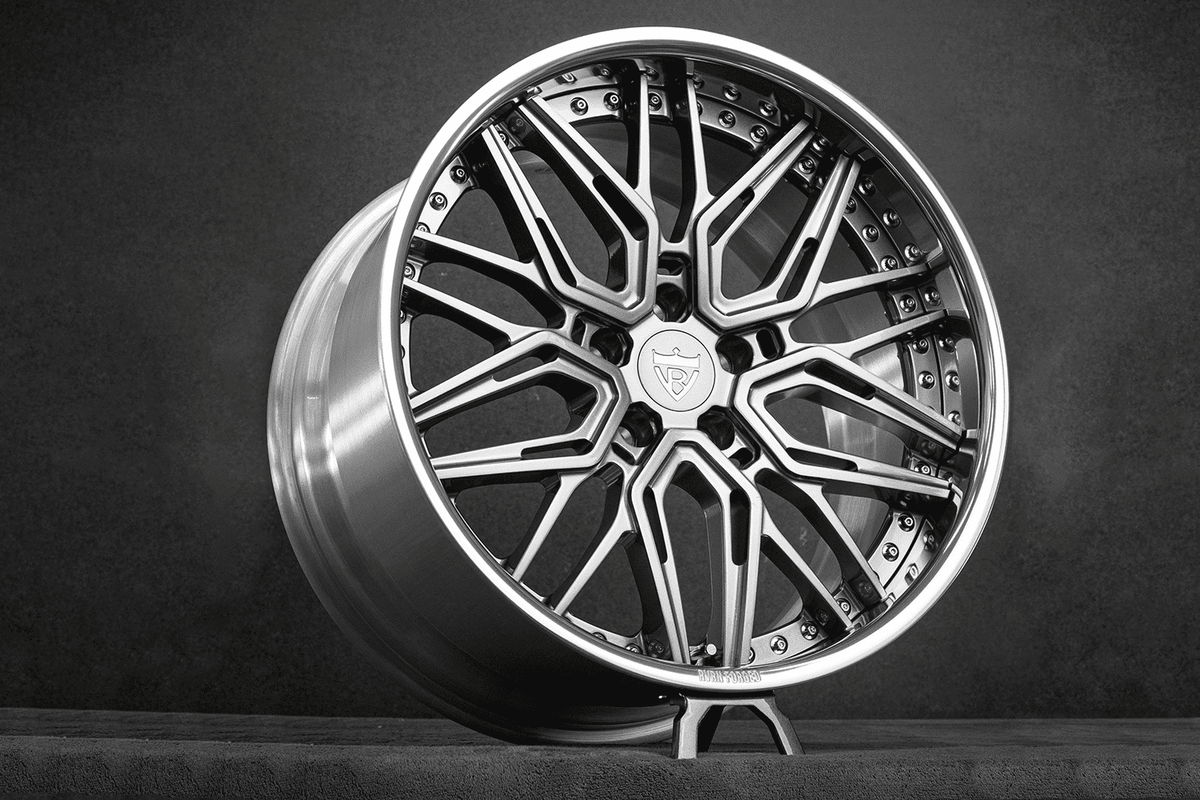 2020 Camaro Custom Deep Dish Polished Aluminum Forged Wheels: RV-T081