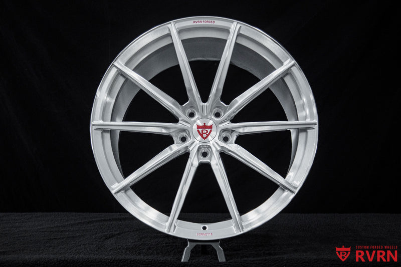2021 Corvette C8 Stingray Brushed Aluminum Wheels: RV-MJ02