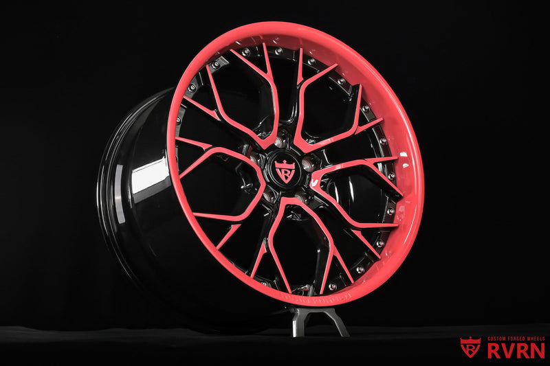 2021 Jeep Wrangler Unlimted 80 Anniversary Gloss Black & Pink Wheels : RV-DR16