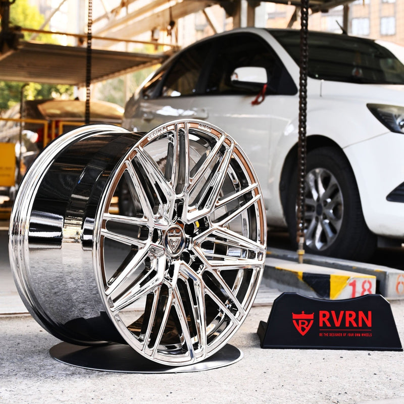 2021 Corvette C8 Custom Forged Chrome Wheels: RV-MS808