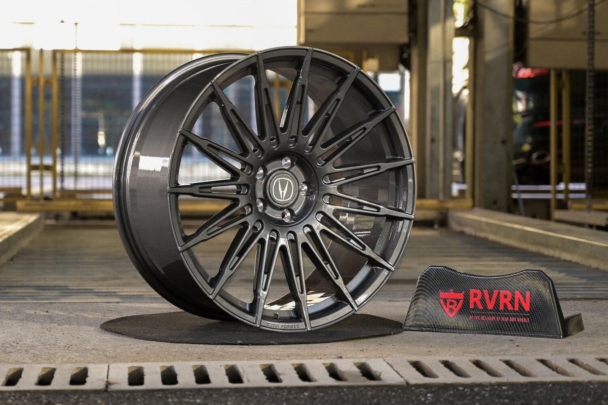 2023 Acura MDX AWD Custom Gunmetal Forged Wheels: RV-MA06 displayed with RVRN branding.