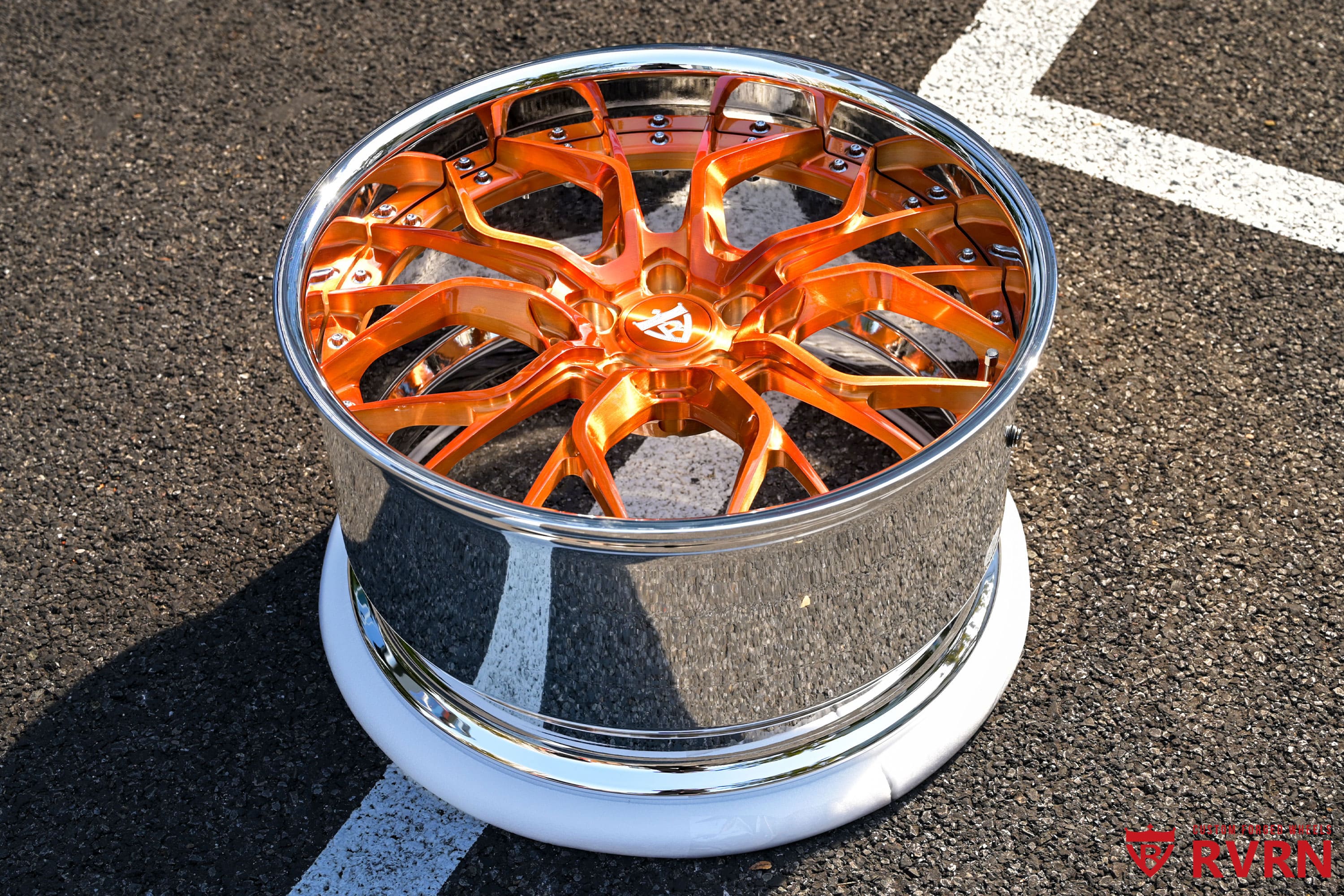 Corvette C8 Transparent Copper Wheels – RV-DR16 2-Piece Forged