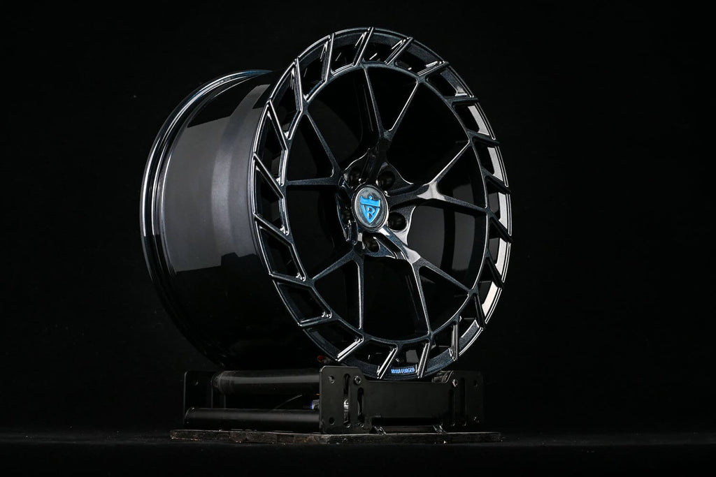 2023 Corvette C8 Z51 Custom Colored-Matched Carbon Flash Metallic Forged Wheels: RV-MC23