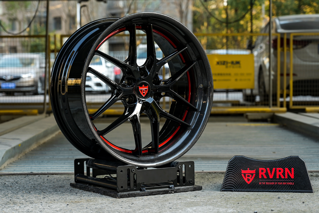 2023 Ford F150 Shelby Super Snake Custom Gloss Black Forged Wheels: RV-DR08D